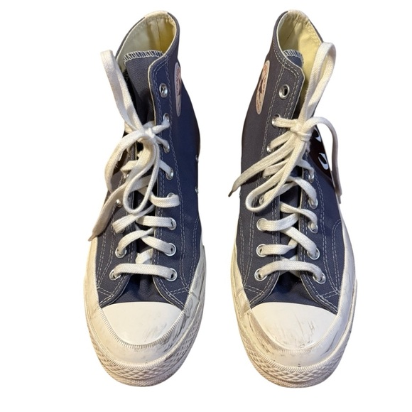 COMME DES GARÇONS PLAY x CONVERSE Black Heart All Star '70 High Size Men’s 9 - Picture 2 of 7